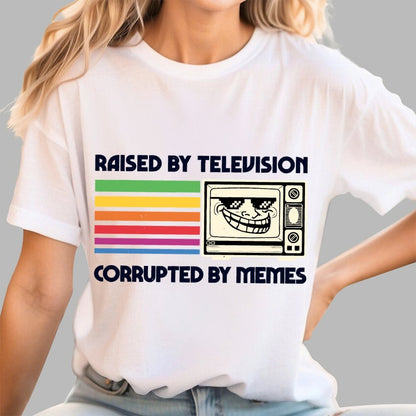 Corrupted by Memes Geek T-Shirt