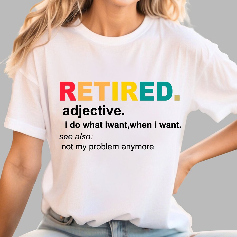 Retired Definition, Funny Retired Classic Geek T-Shirt