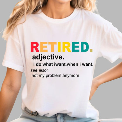 Retired Definition, Funny Retired Classic Geek T-Shirt