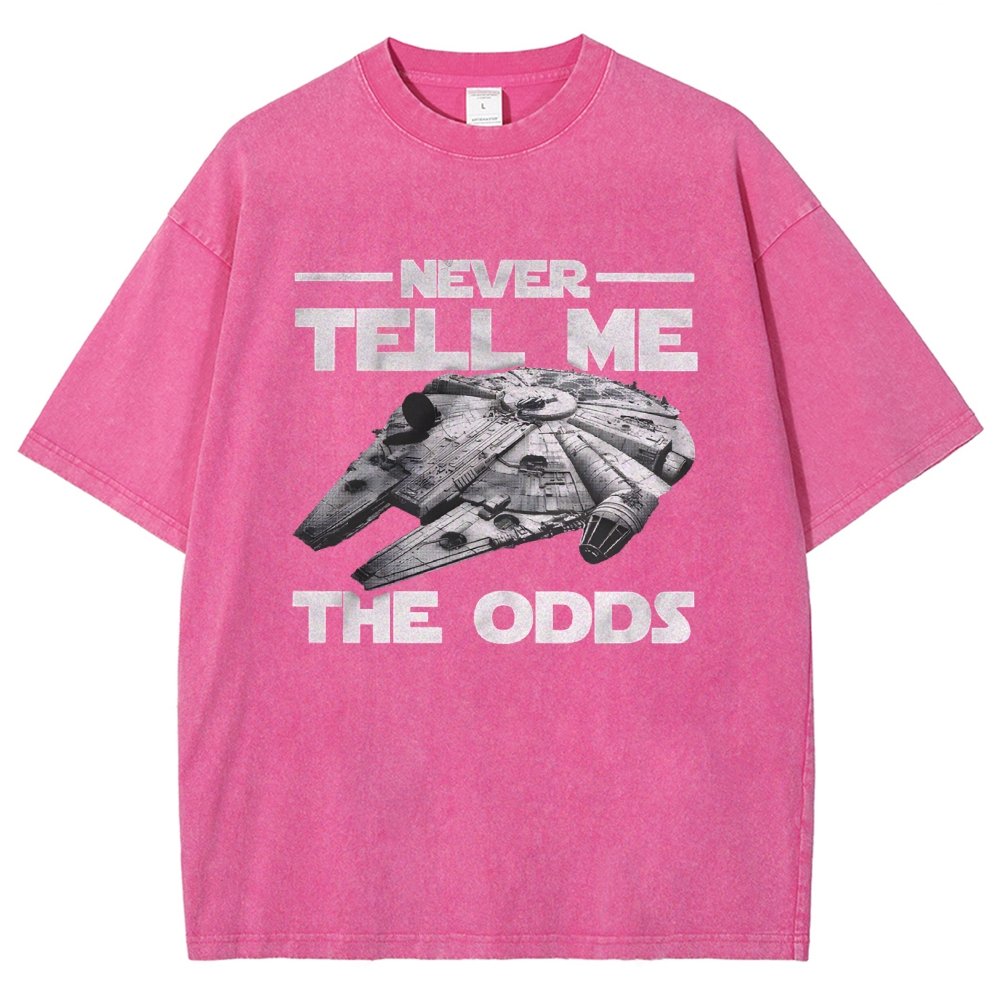 Never tell me the odds Vintage Distressed T-shirt