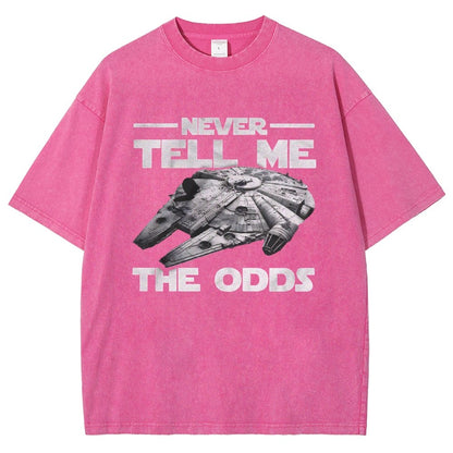 Never tell me the odds Vintage Distressed T-shirt