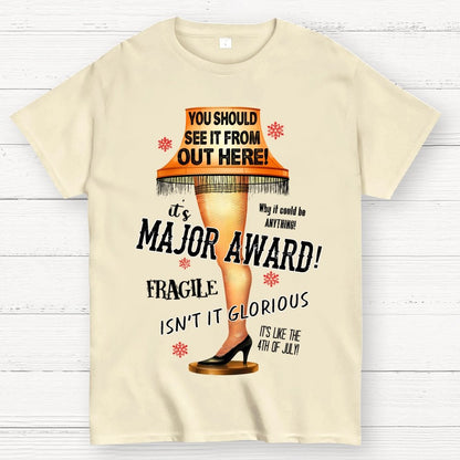 It's a Major Award Leg Lamp Christmas Geek T-Shirt