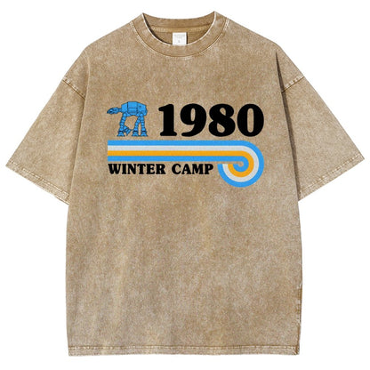 Winter Camp Vintage Distressed T-shirt