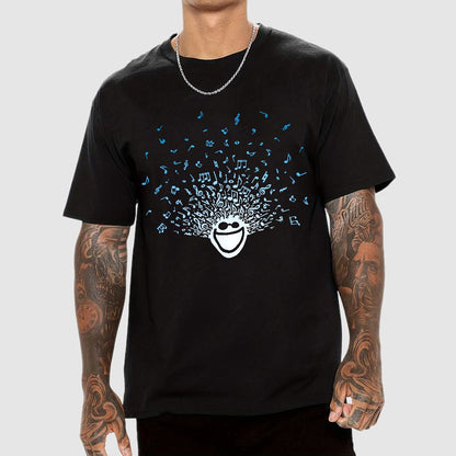 Jake Music Head Nerd Geek T-Shirt