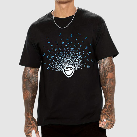 Jake Music Head Nerd Geek T-Shirt