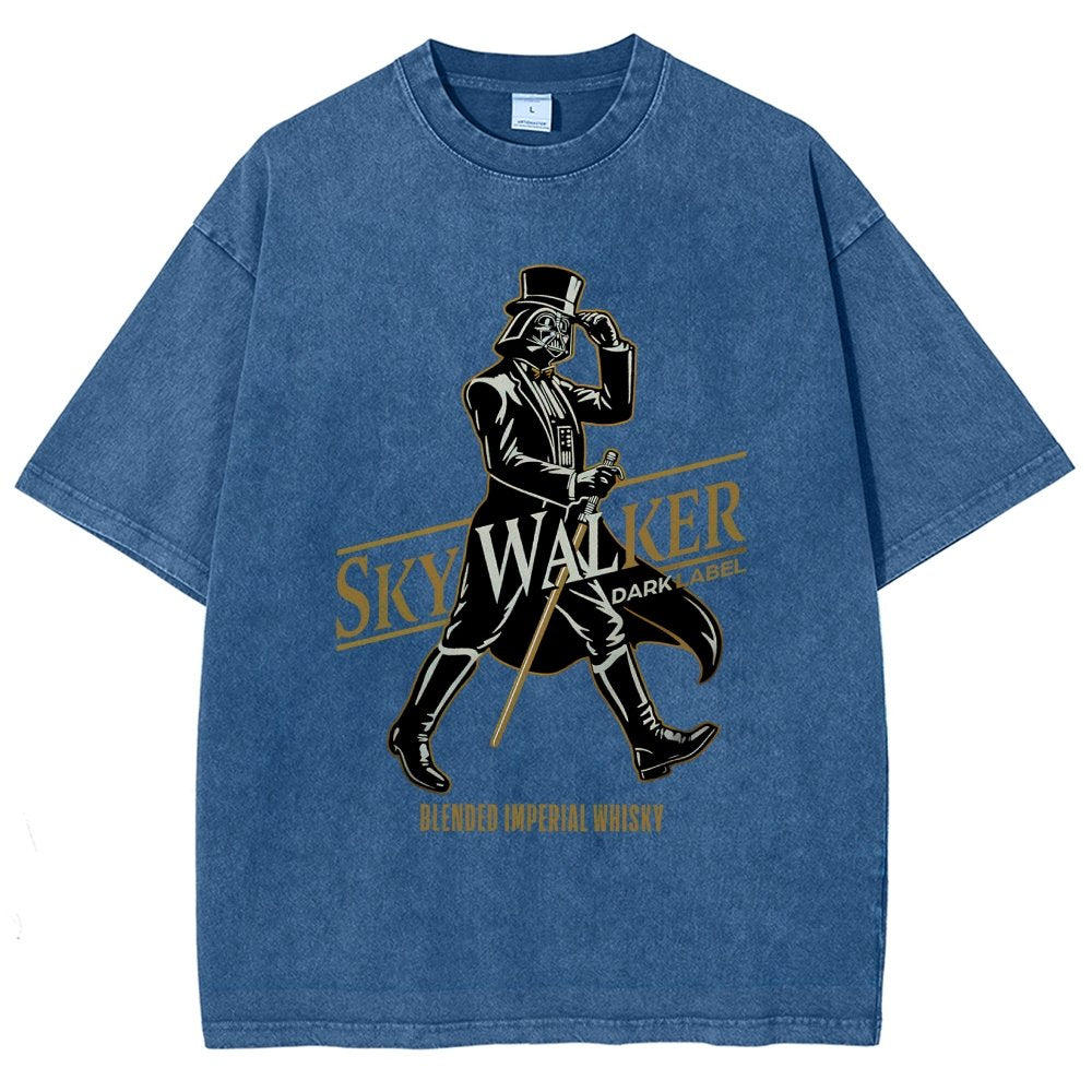 Keep Sky Walking Vintage Distressed T-shirt