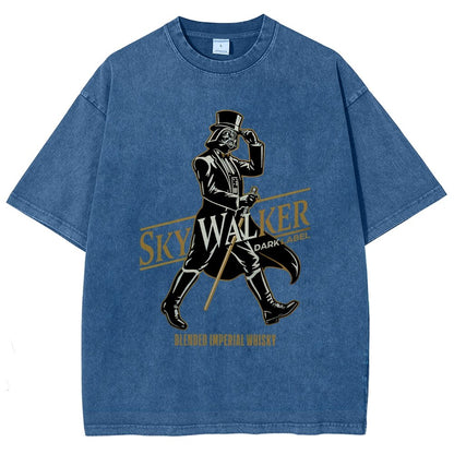 Keep Sky Walking Vintage Distressed T-shirt