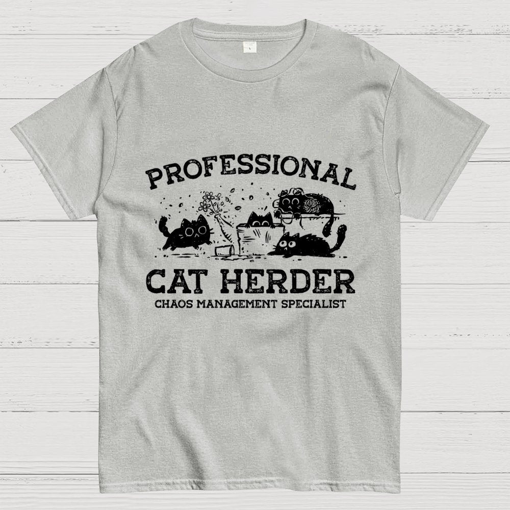 Professional Cat Herder Geek T-Shirt