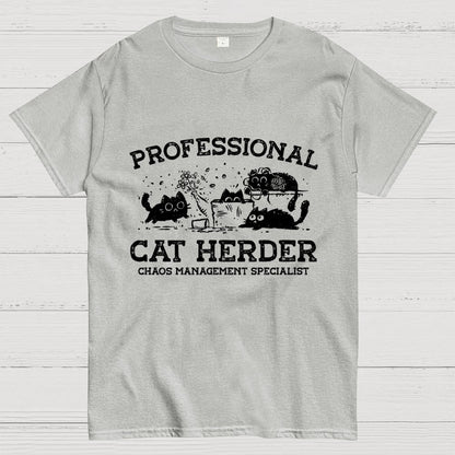 Professional Cat Herder Geek T-Shirt
