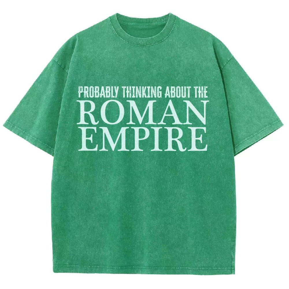 Probably Thinking About The Roman Empire Vintage Distressed T-shirt