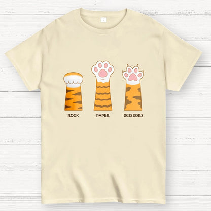 Rock Paper Scissors Purrfect Geek T-Shirt
