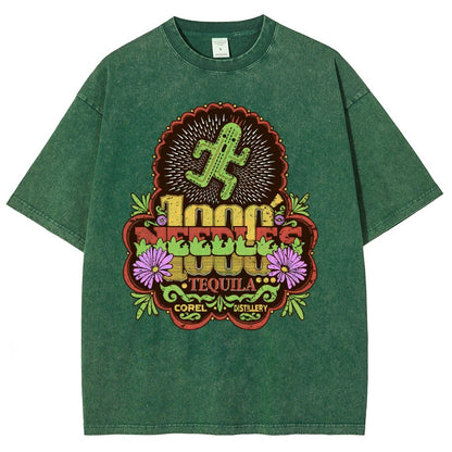 Funny 1000 Needles Tequila Vintage Distressed T-shirt