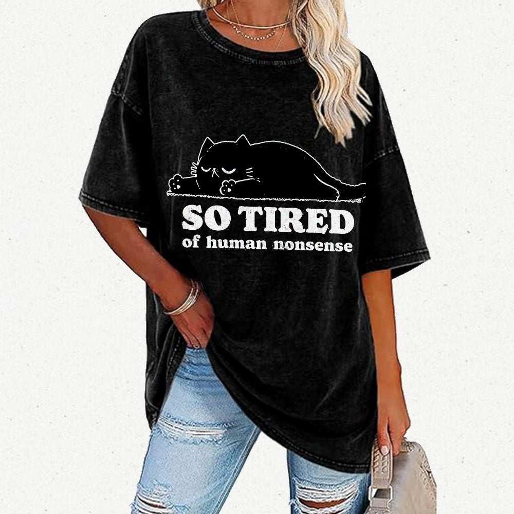 So Tired Vintage Distressed T-shirt