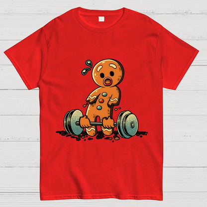 Gingerbread Workout Loosing Arms Geek T-Shirt