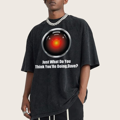 What Do You Think You’Re Doing,Dave? Vintage Distressed T-shirt