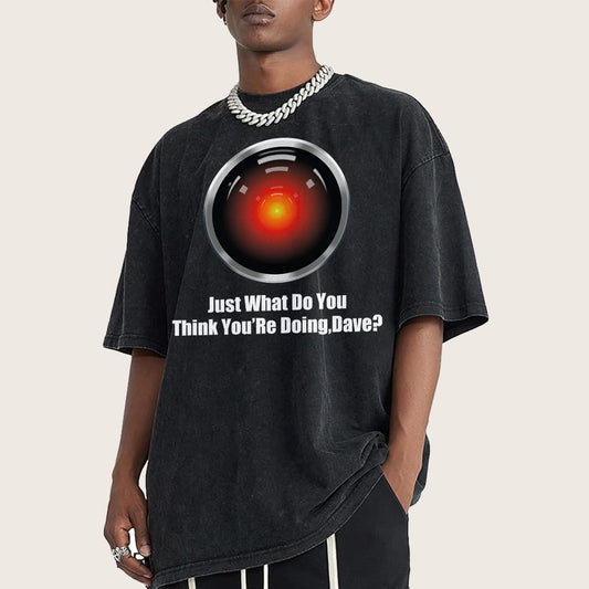 What Do You Think You’Re Doing,Dave? Vintage Distressed T-shirt