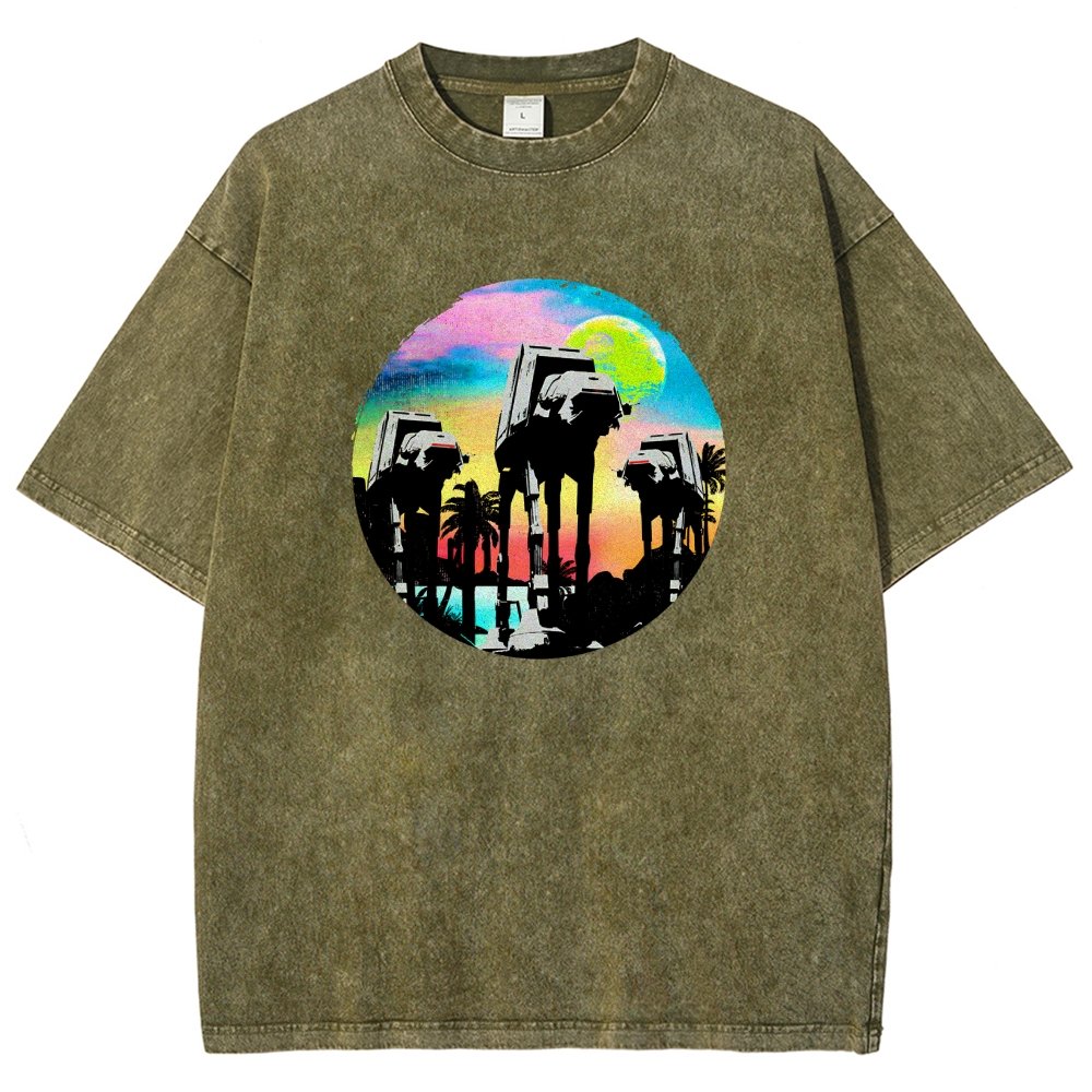 Retro Walker Adventure Vintage Distressed T-shirt