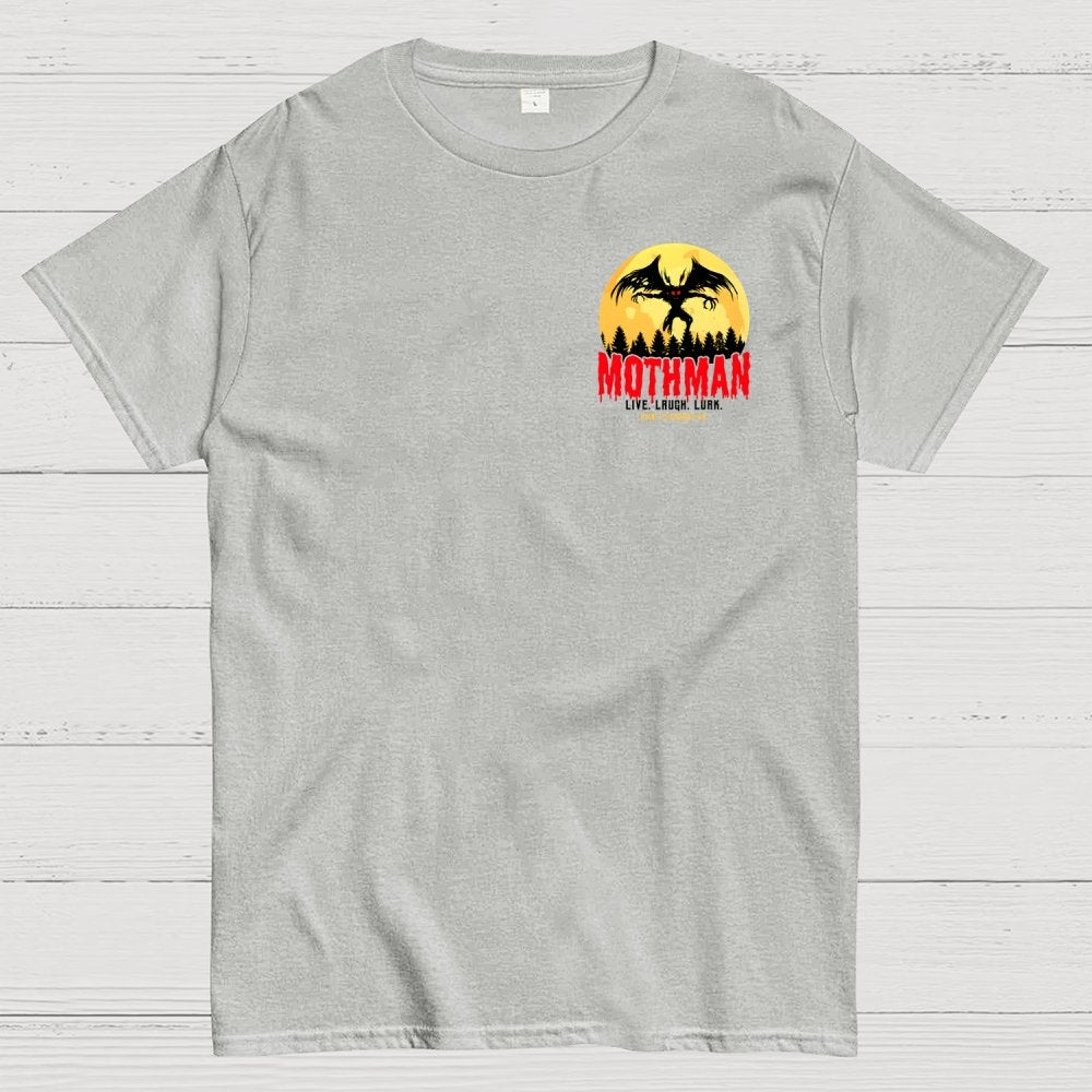 Mothman Cryptid Vintage Front And Back Printing Geek T-Shirt