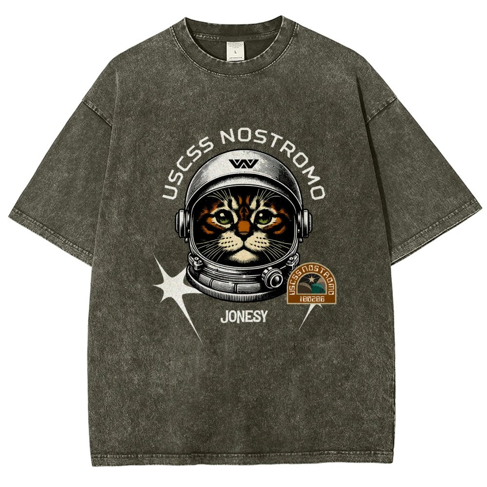 Jonesy The Space Cat Vintage Distressed T-shirt