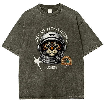 Jonesy The Space Cat Vintage Distressed T-shirt