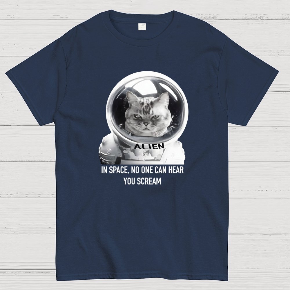 In Space No One Can Hear You Scream Geek T-Shirt