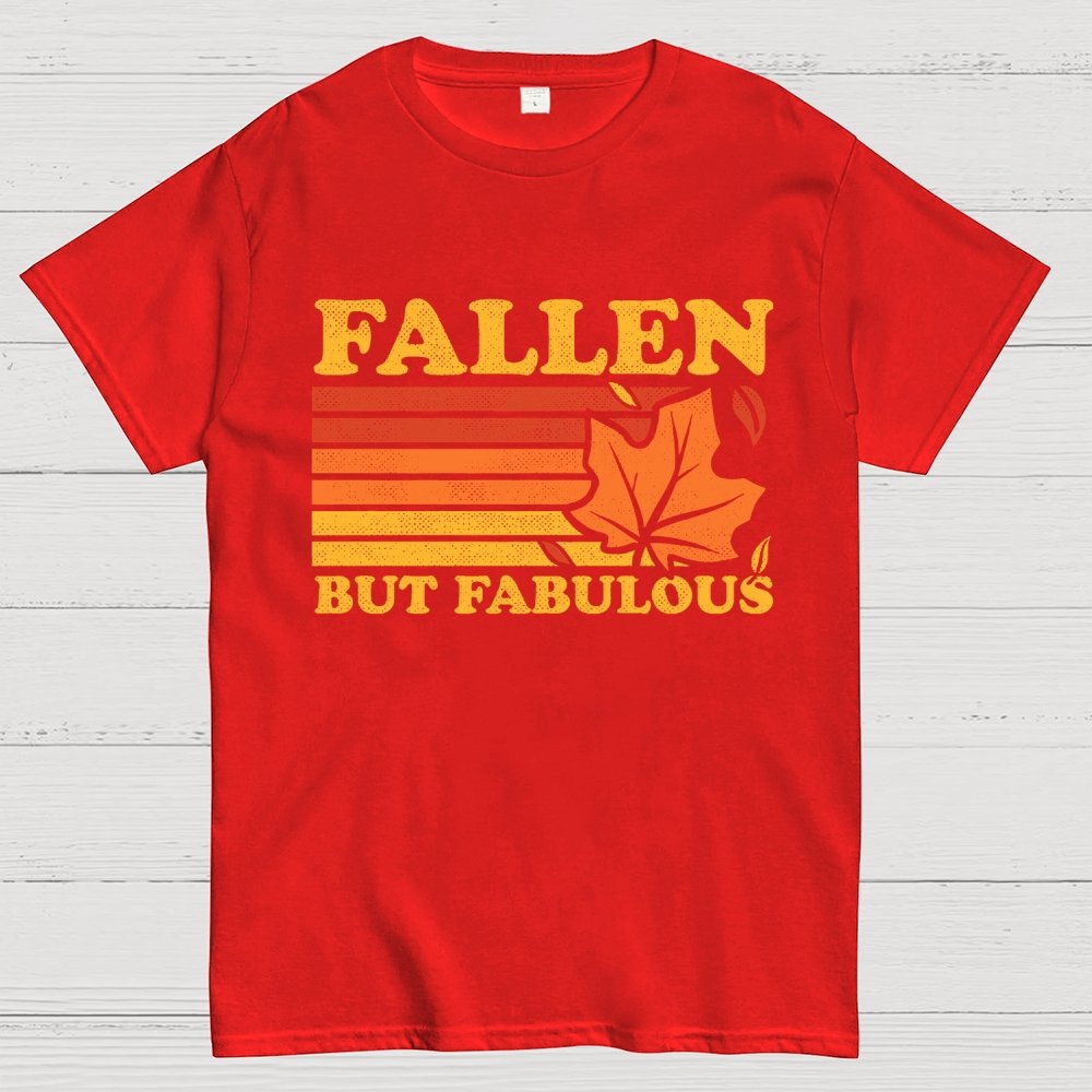 Fallen Autumn Leaves Geek T-Shirt
