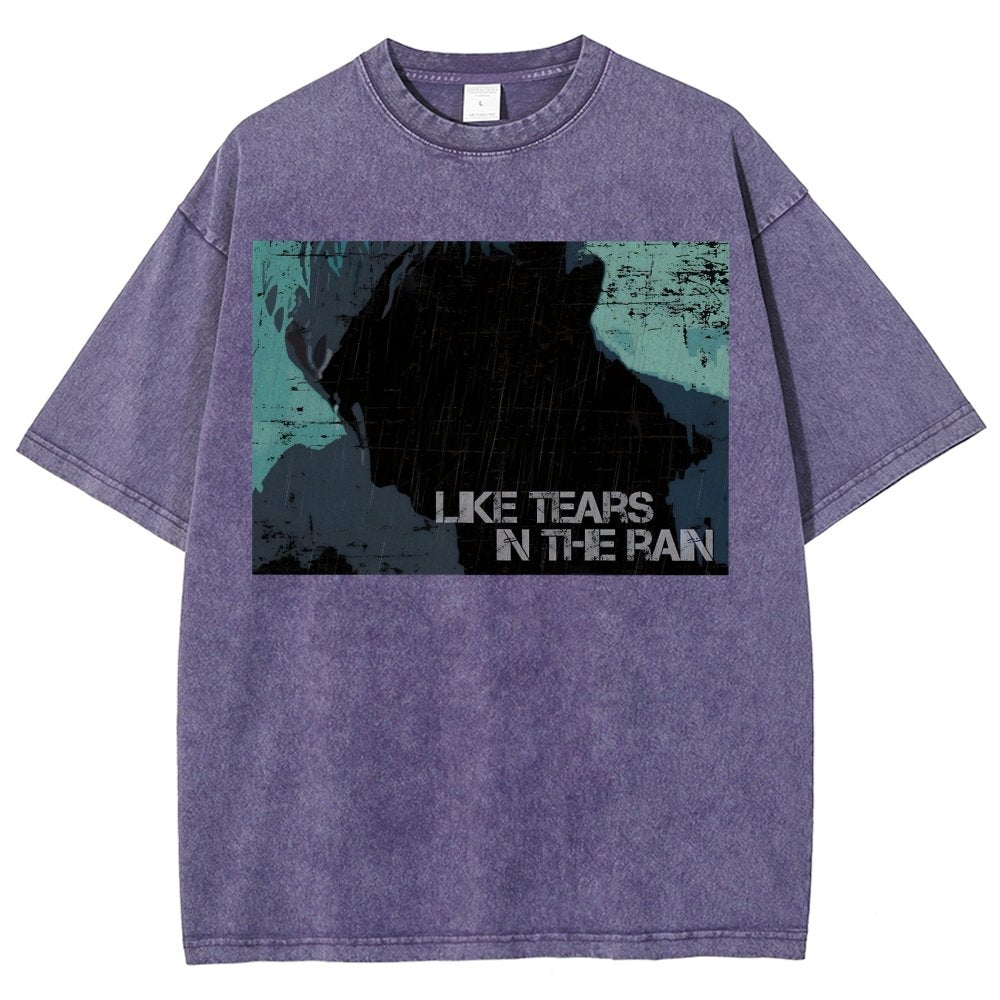 Like Tears In The Rain Vintage Distressed T-shirt