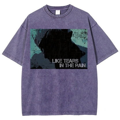 Like Tears In The Rain Vintage Distressed T-shirt