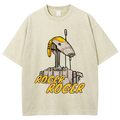 Roger, roger Vintage Distressed T-shirt