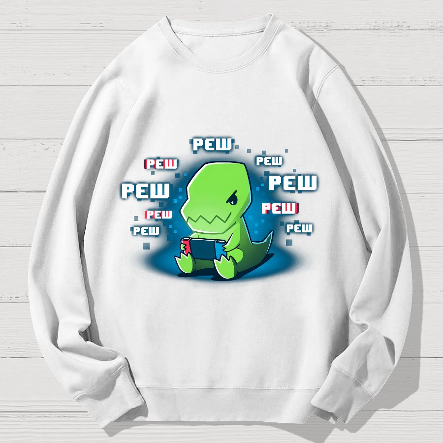 Velociraptor Geek Cotton Sweatshirt
