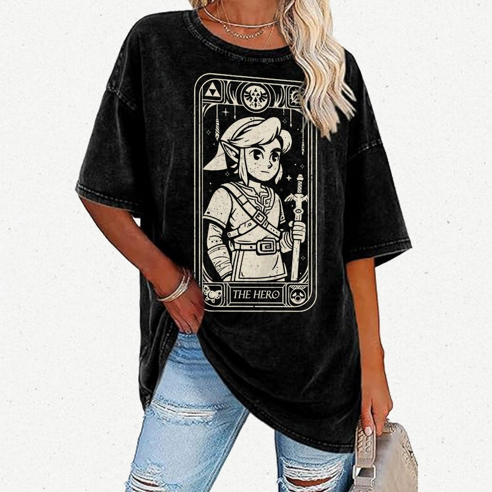 The New Tarot Hero Vintage Distressed T-shirt