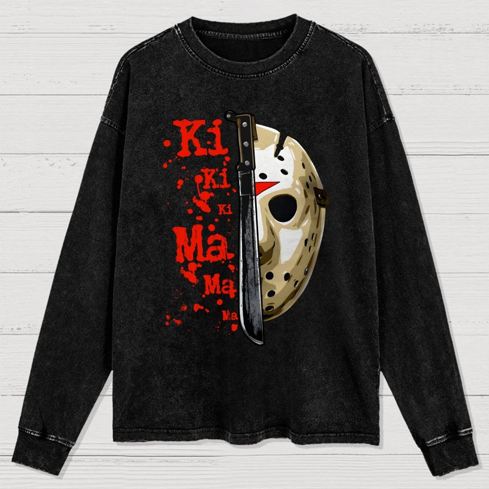 Kill Her Mommy Washed Long Sleeve Tee