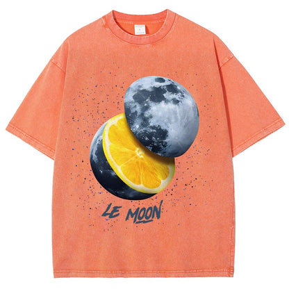 Le Moon - Lemon Moon Vintage Distressed T-shirt