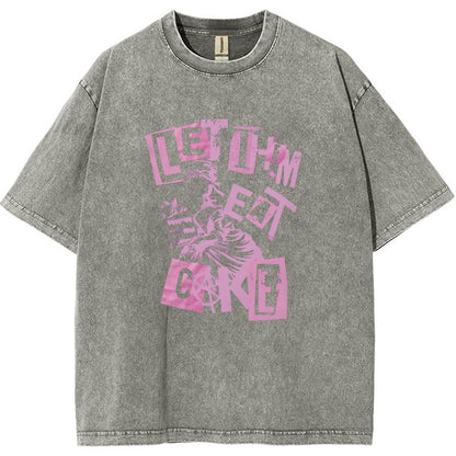 Let Them Eat Cake Vintage Distressed T-shirt