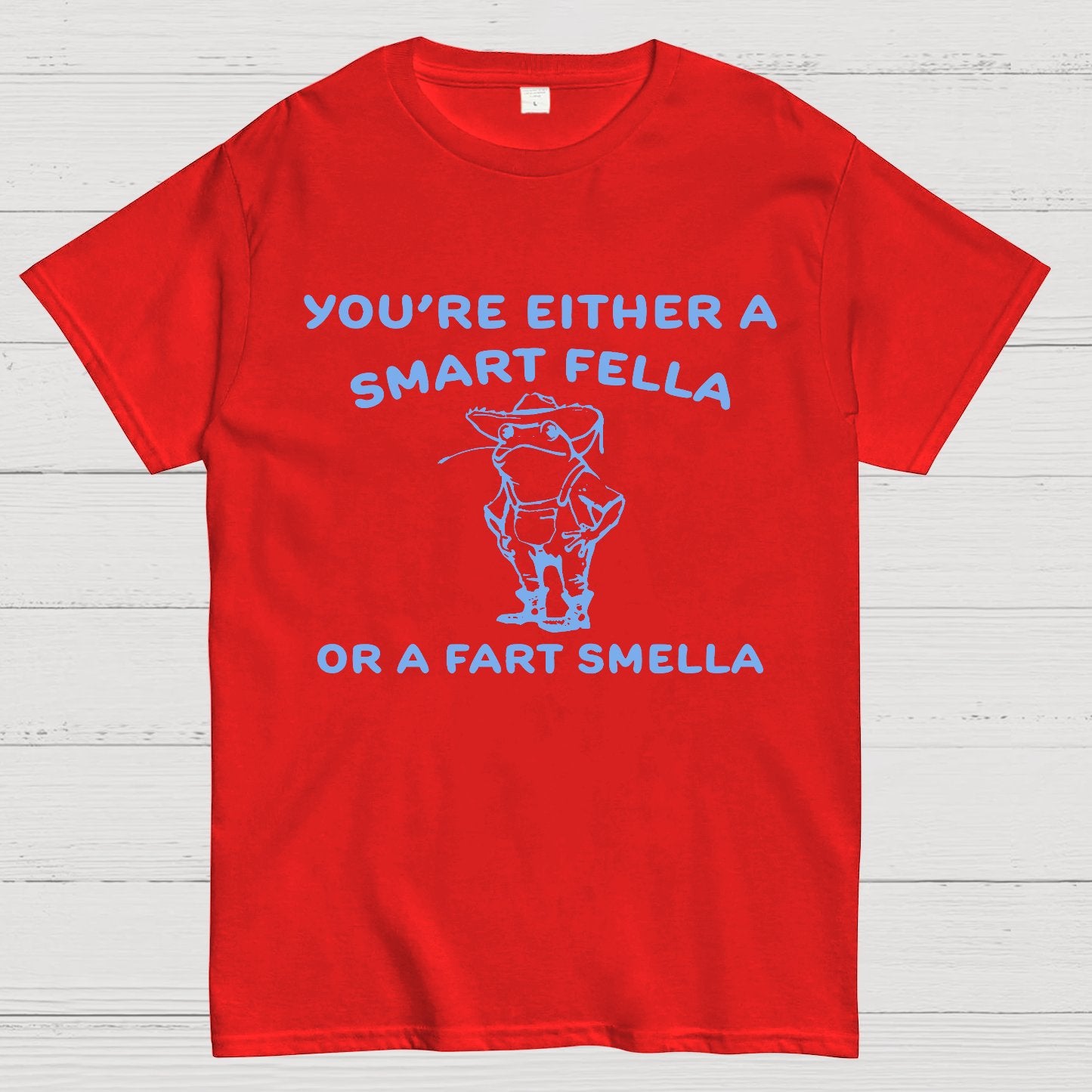 Are You A Smart Fella Or Fart Smella? Geek T-Shirt