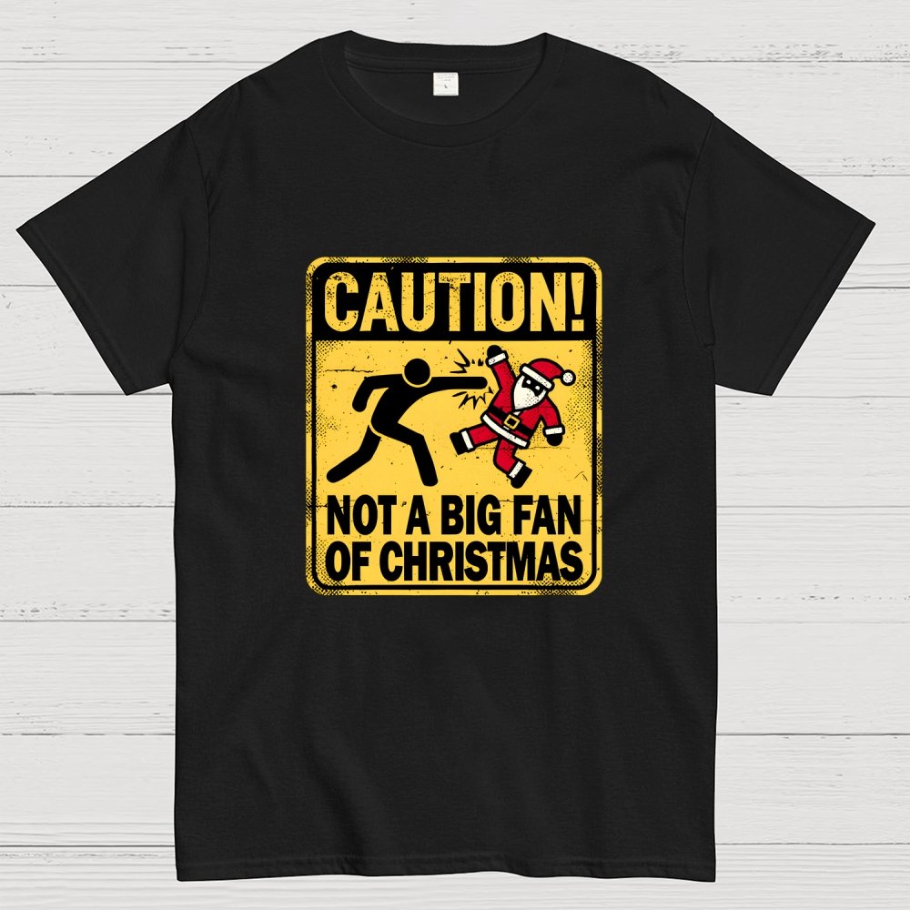 Christmas Caution Geek T-Shirt