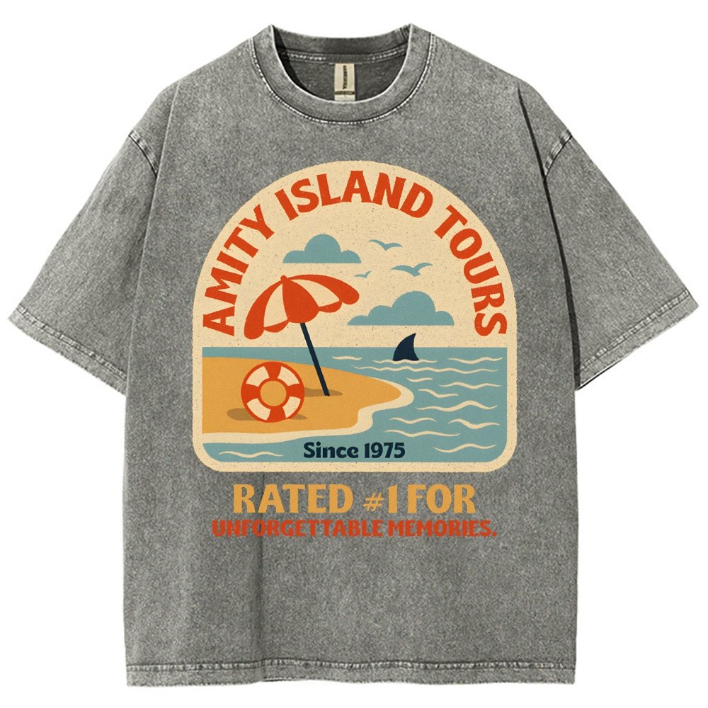 Seaside Tours Vintage Distressed T-shirt