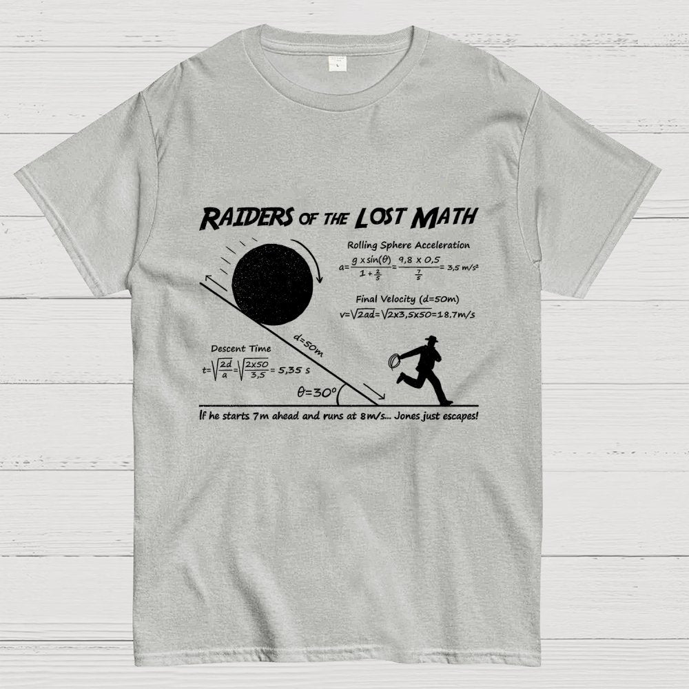 Raiders of the Lost Math Geek T-Shirt