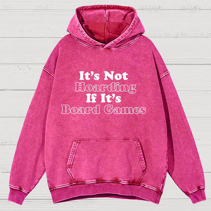 Its Not Hoarding If Its Board Games Vintage Distressed Hoodie