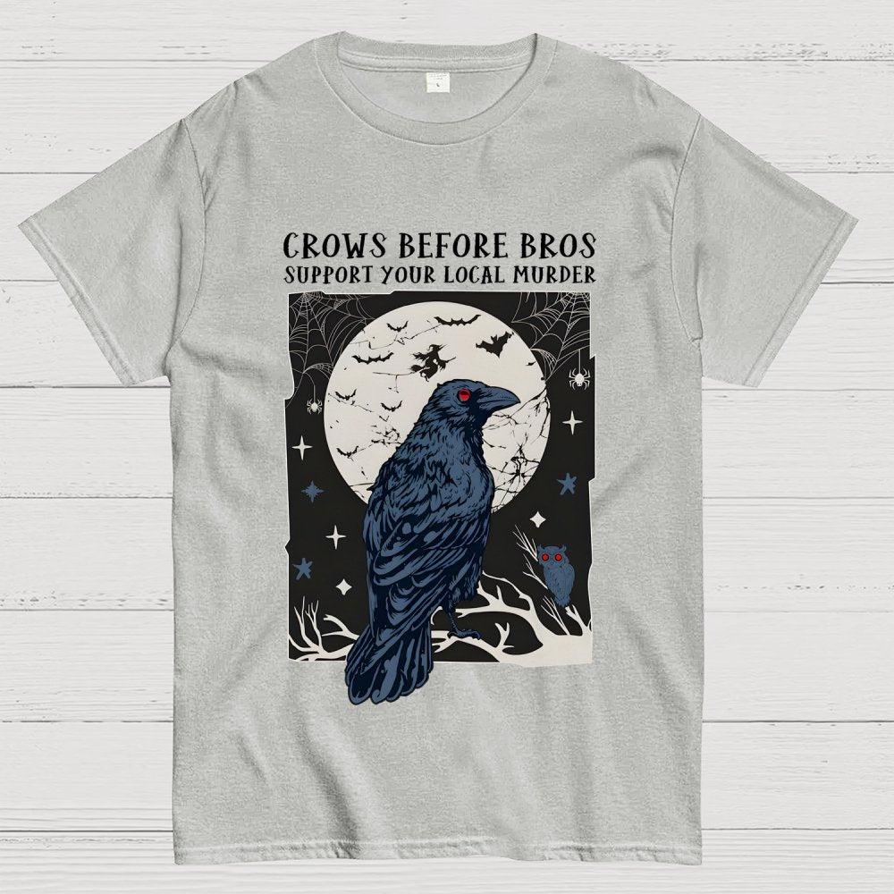 Crows Before Bros Unisex Geek T-Shirt