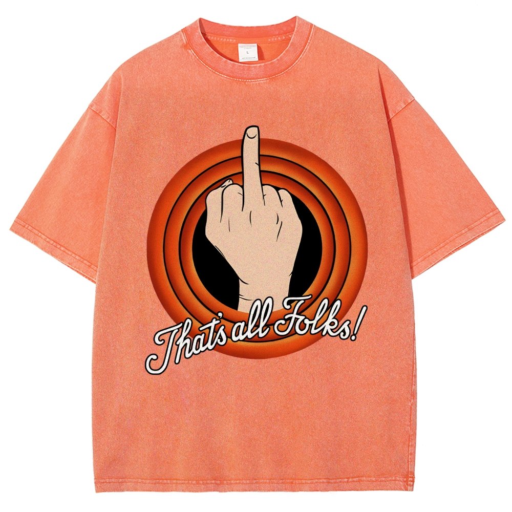That's All Folks Vintage Distressed T-shirt