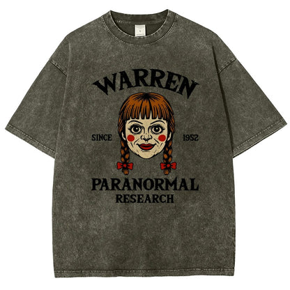 Warren Paranormal Research Vintage Distressed T-shirt