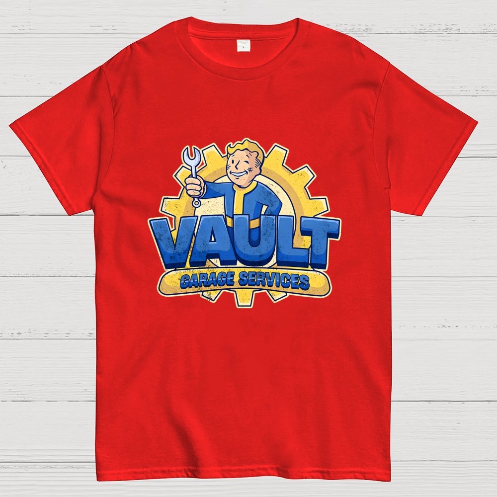 The Vault Garage Services Geek T-Shirt