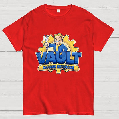 The Vault Garage Services Geek T-Shirt