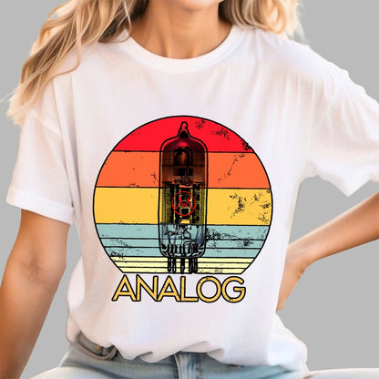 Vacuum Tube Analog Geek T-Shirt