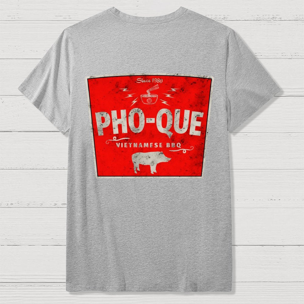 Pho Que Back Printing Geek T-Shirt