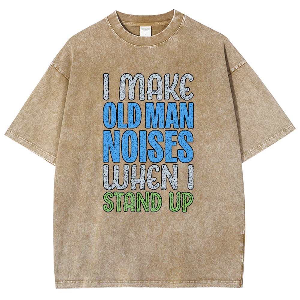 Old Man Noises Vintage Distressed T-shirt