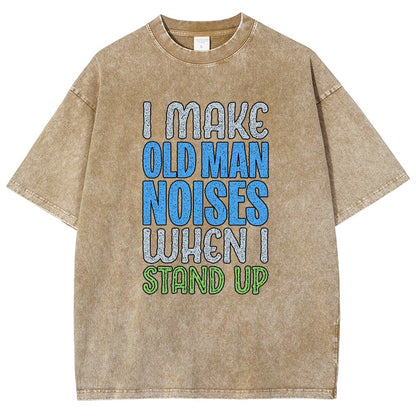 Old Man Noises Vintage Distressed T-shirt