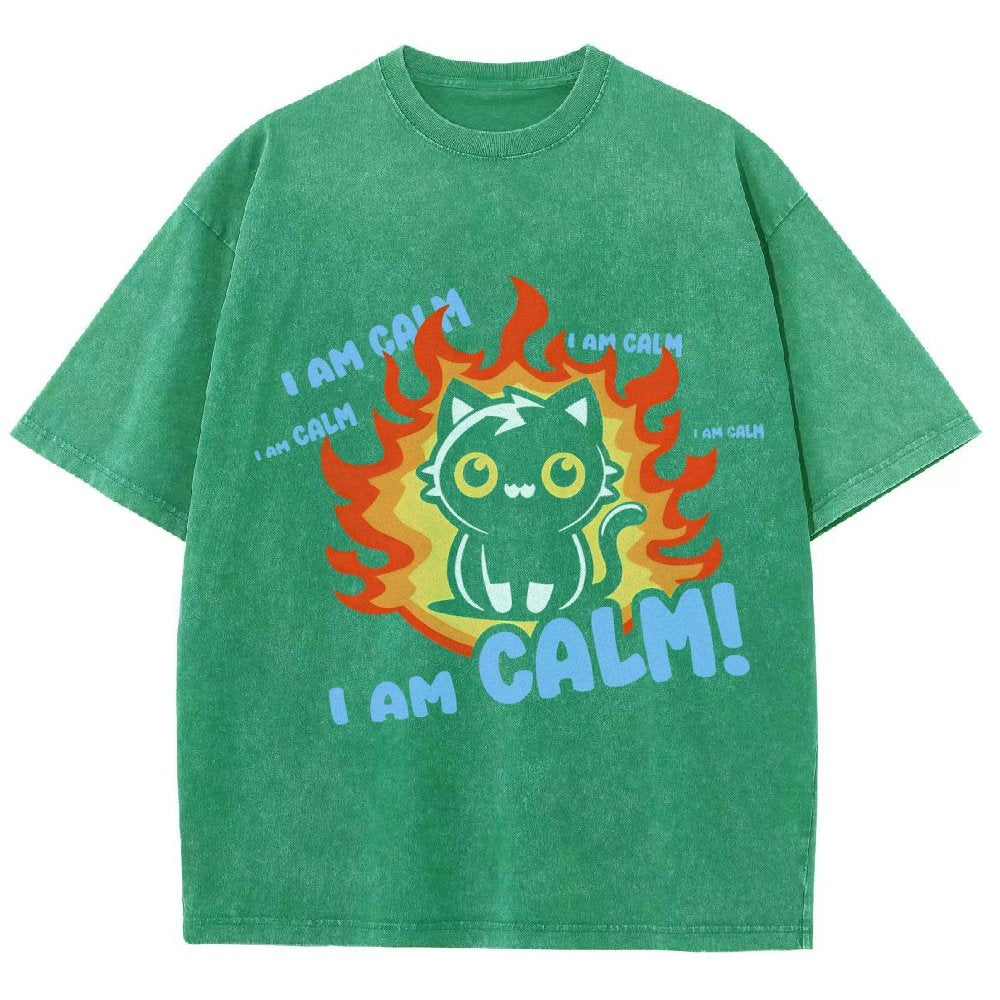 I Am Not Stressed! I Am Calm Vintage Distressed T-shirt