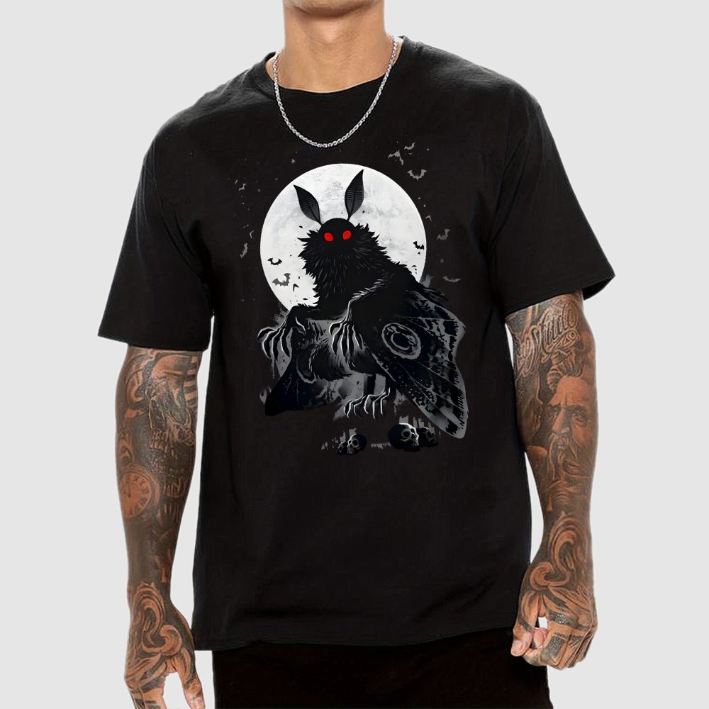 Red Eyed Mothman Geek T-Shirt
